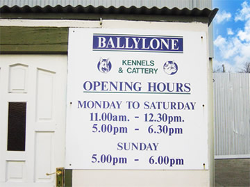 Ballylone opening hours
